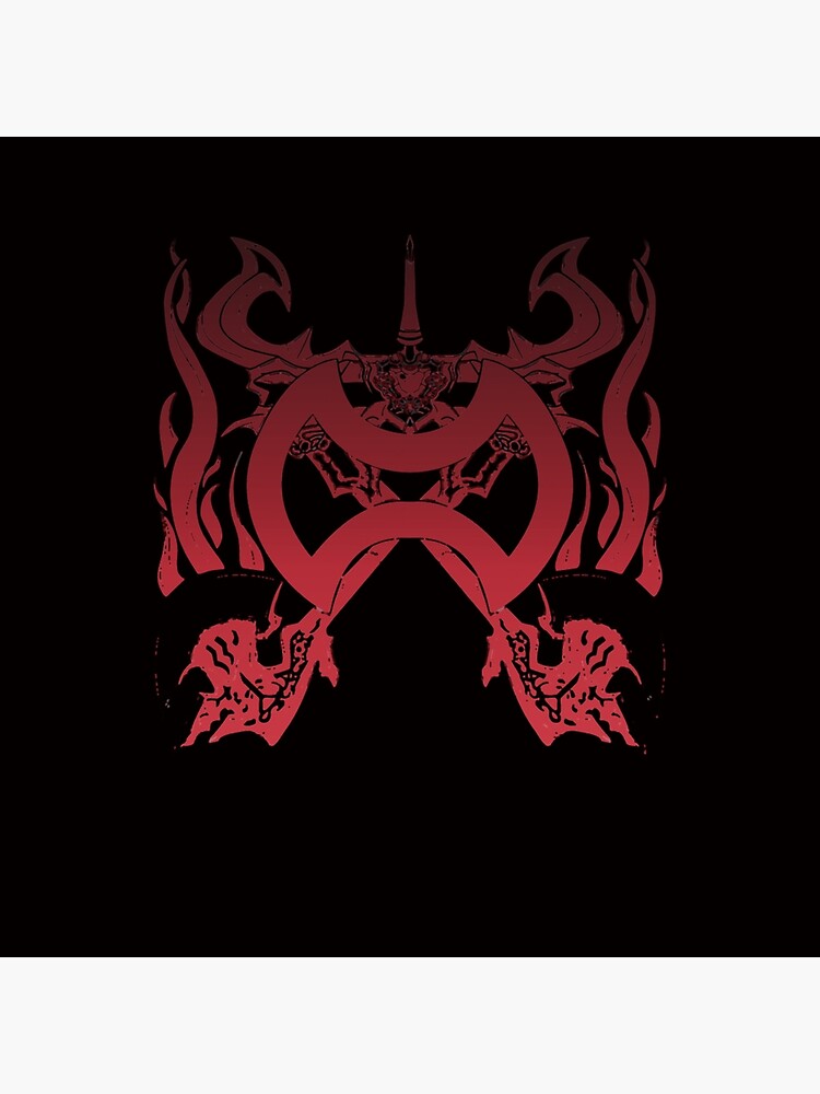 Ffxiv Warrior Job Emblem Throw Pillow - Image 2
