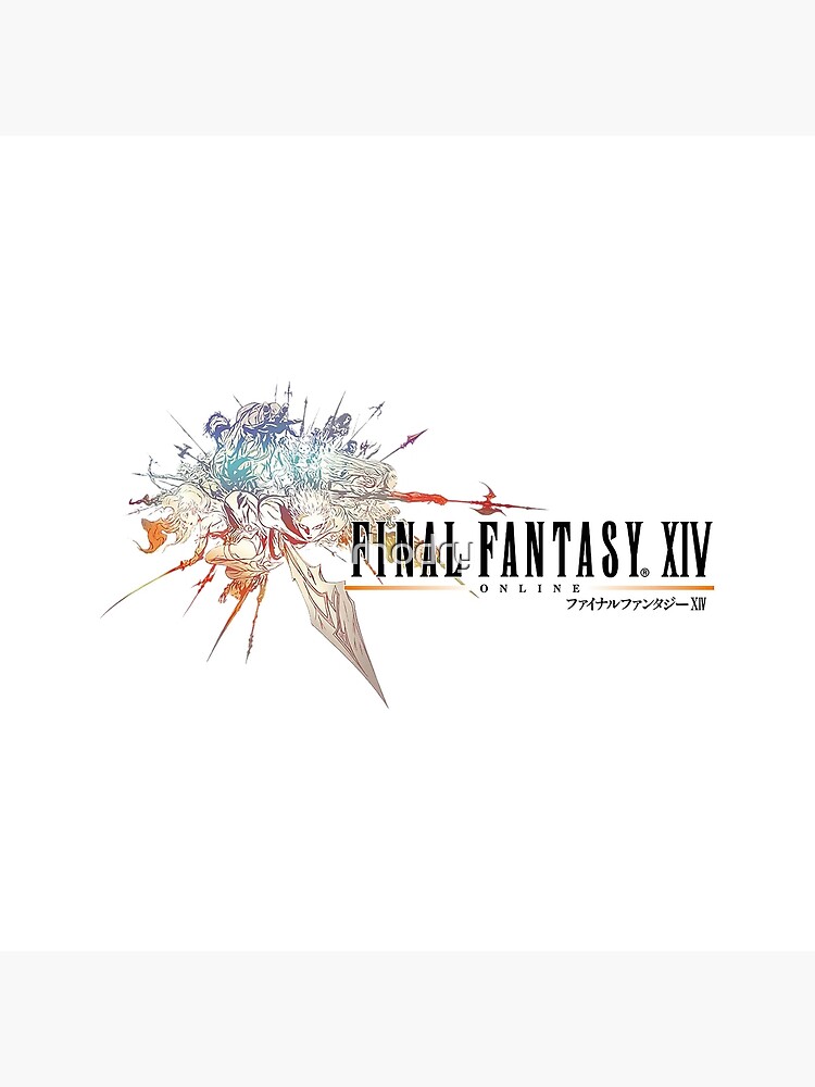 Final Fantasy Xiv Official Logo Throw Pillow - Image 2