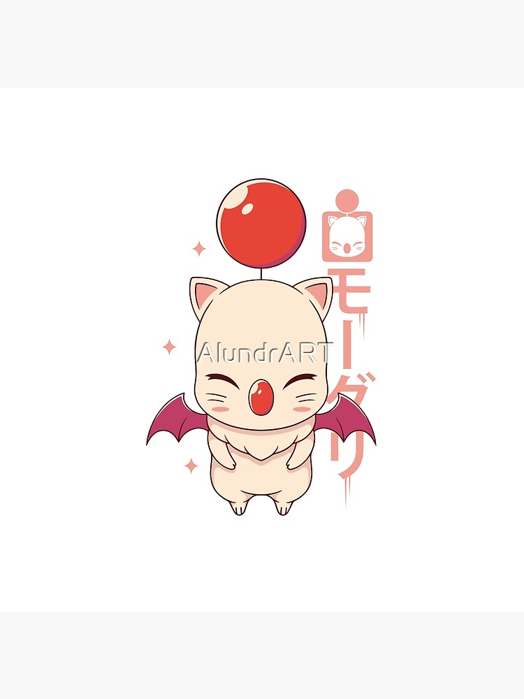 Moogle Kupo Cute Design Throw Pillow - Image 2