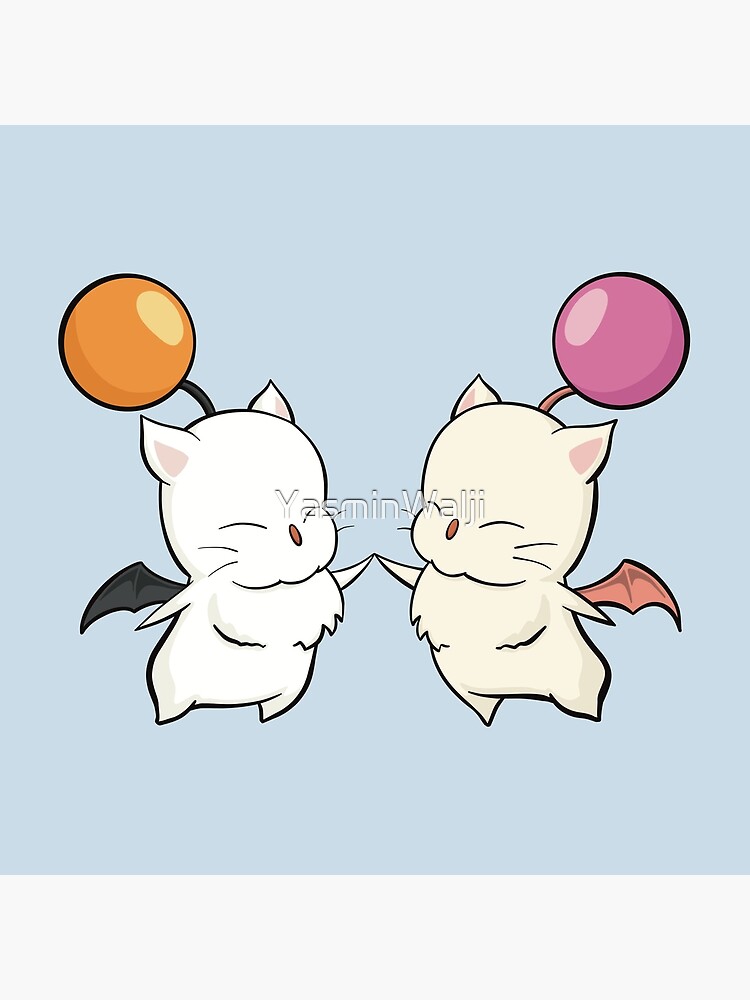 Moogles Cute Gathering Throw Pillow - Image 2