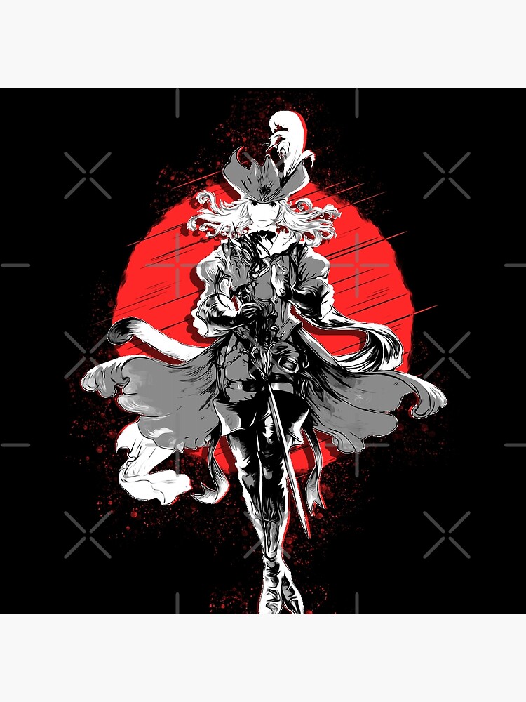 Red Mage Arcane Design Throw Pillow - Image 2
