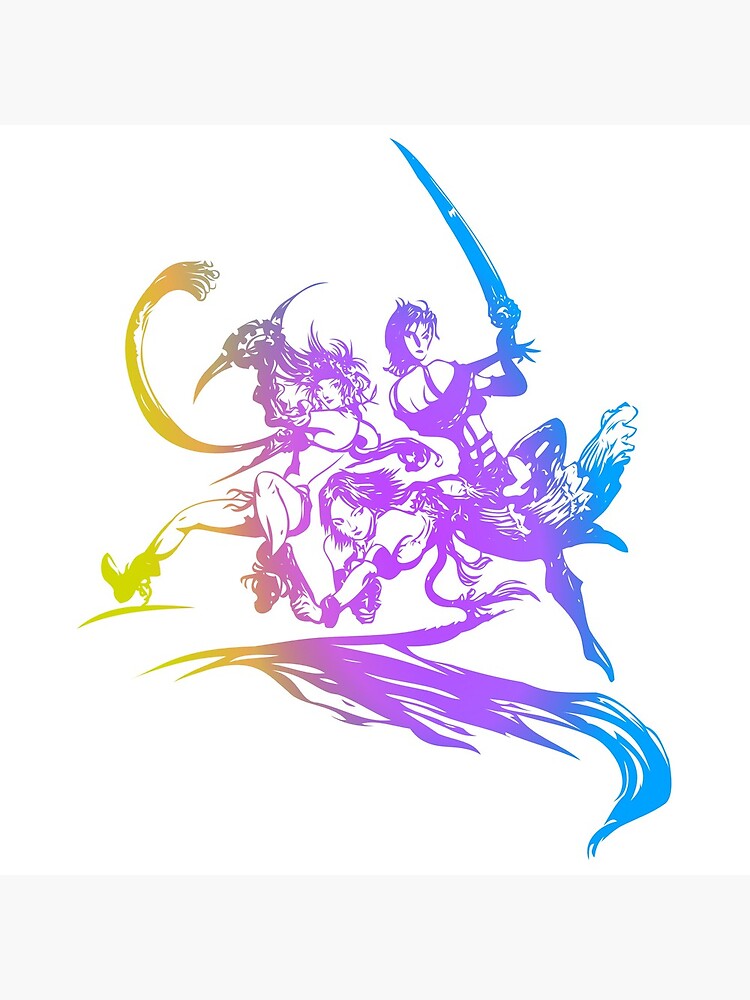 Final Fantasy X-2 Yrp Squad Throw Pillow - Image 2