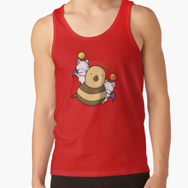 Final Fantasy Xiv Moogle Bee Screeee Tank Top - Image 4