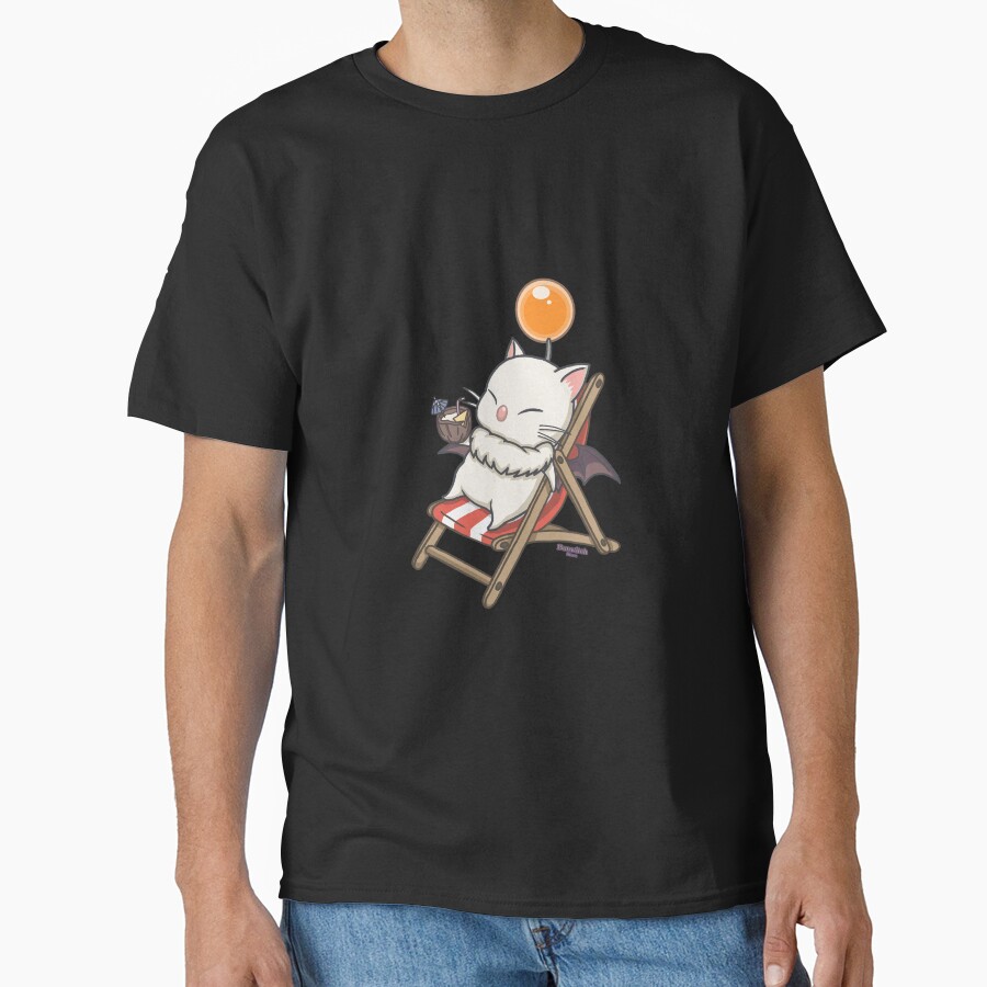 Final Fantasy Xiv Summer Moogle Vacation T-shirt - Image 3