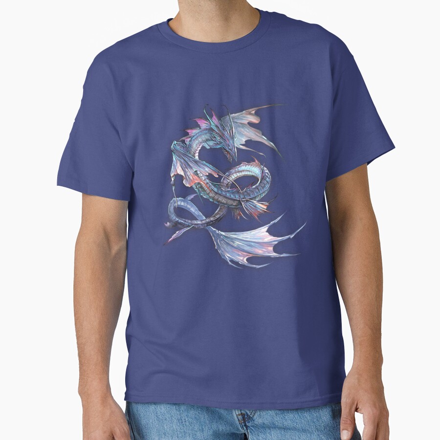 Final Fantasy Xiv Midgardsormr Dragon T-shirt - Image 4