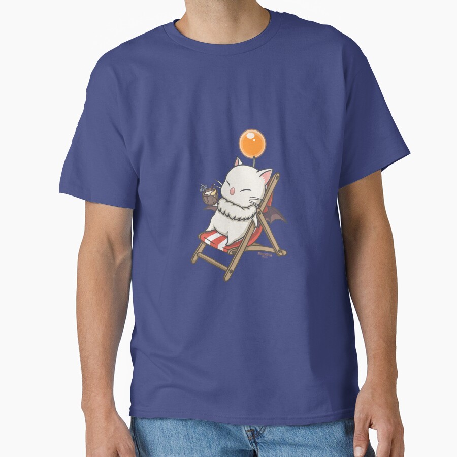 Final Fantasy Xiv Summer Moogle Vacation T-shirt - Image 5