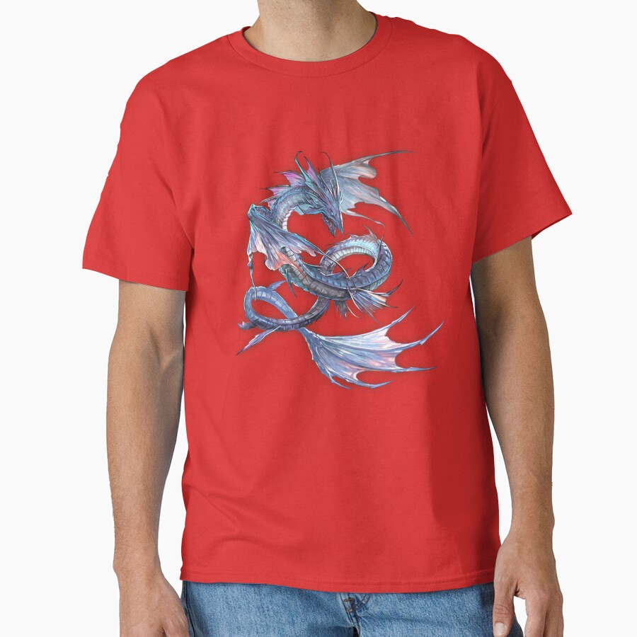 Final Fantasy Xiv Midgardsormr Dragon T-shirt - Image 5
