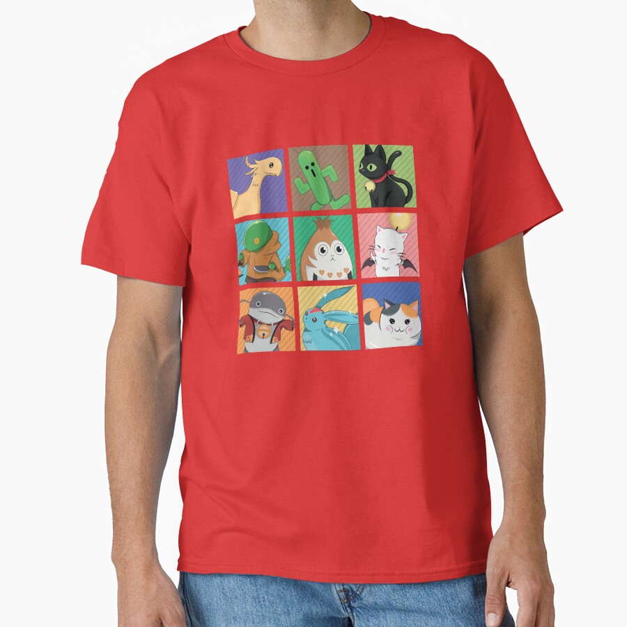 Final Fantasy Xiv Monsters & Mascots T-shirt - Image 5
