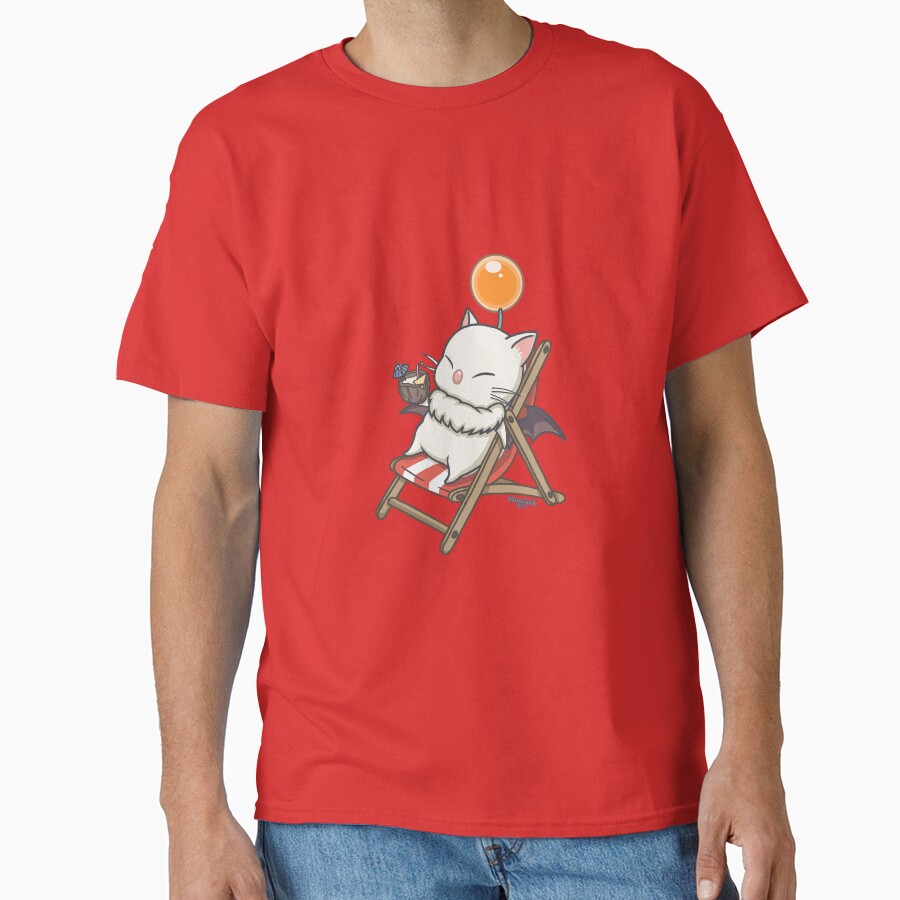 Final Fantasy Xiv Summer Moogle Vacation T-shirt - Image 6