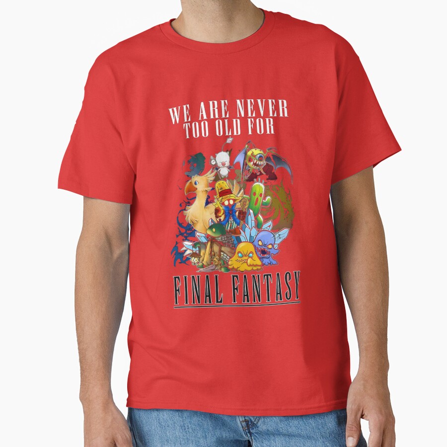 We Are Never Too Old For Final Fantasy T-shirt - Image 5