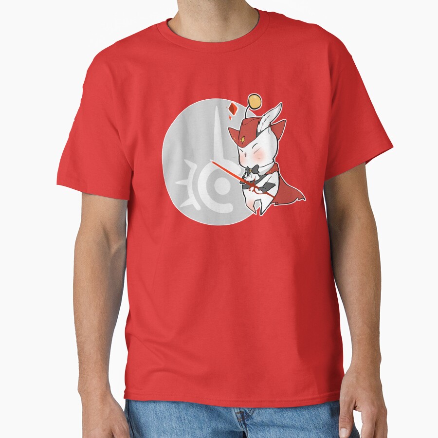 Red Mage Moogle Edition T-shirt - Image 5
