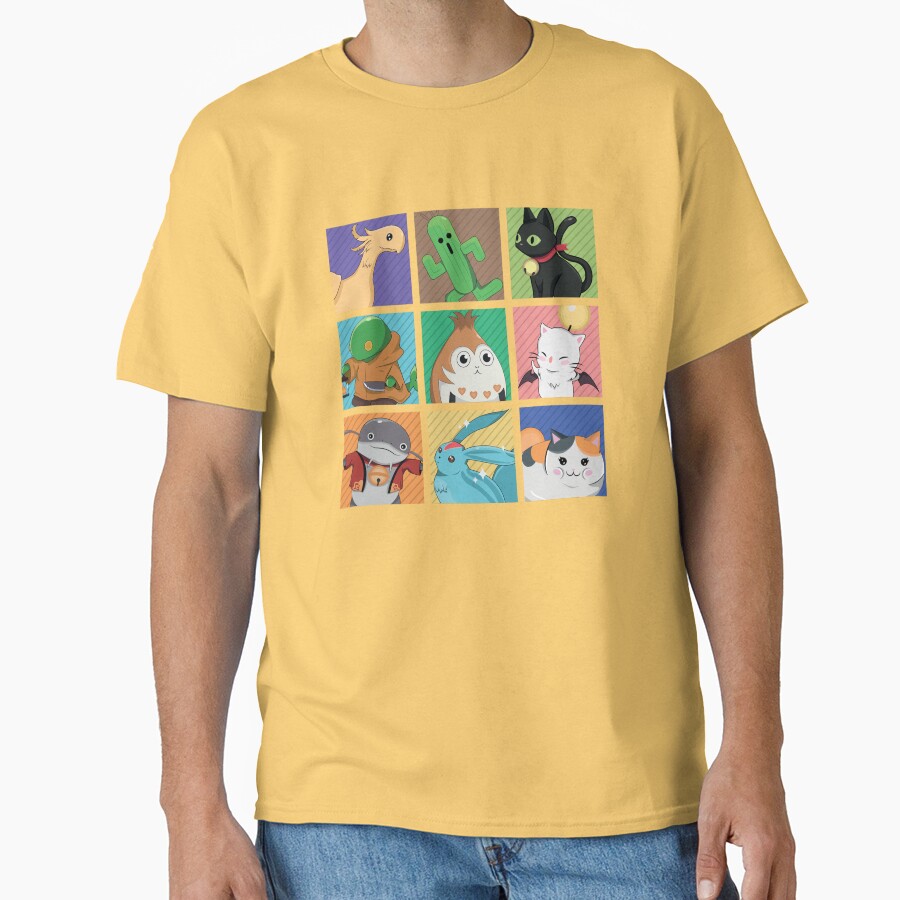 Final Fantasy Xiv Monsters & Mascots T-shirt - Image 6