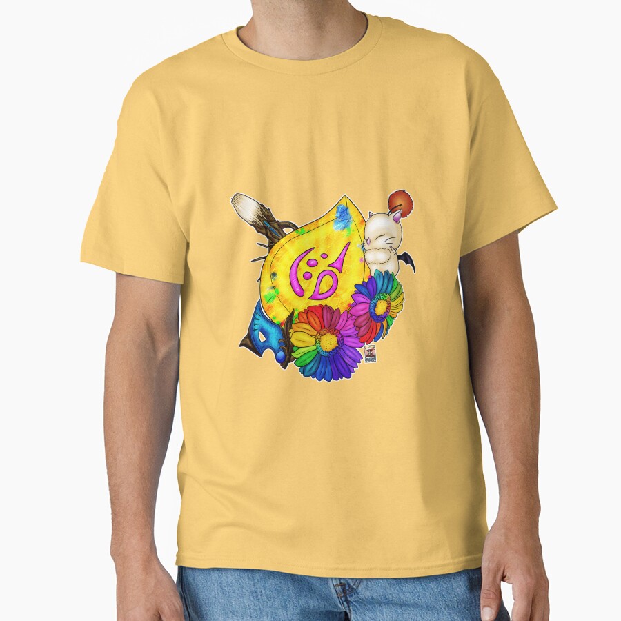 Pictomancer Job Stone T-shirt - Image 6