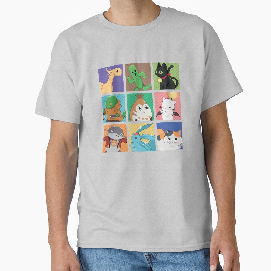 Final Fantasy Xiv Monsters & Mascots T-shirt - Image 3