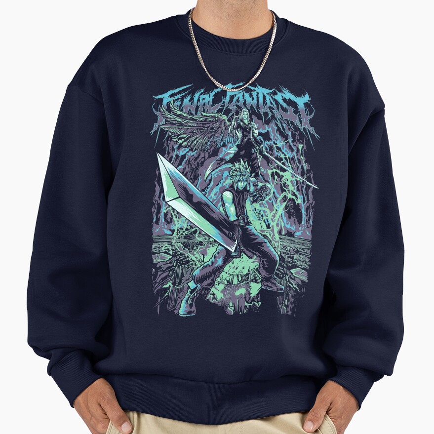 Final Fantasy Cloud Strife And Sephiroth Sweatshirt - Image 2