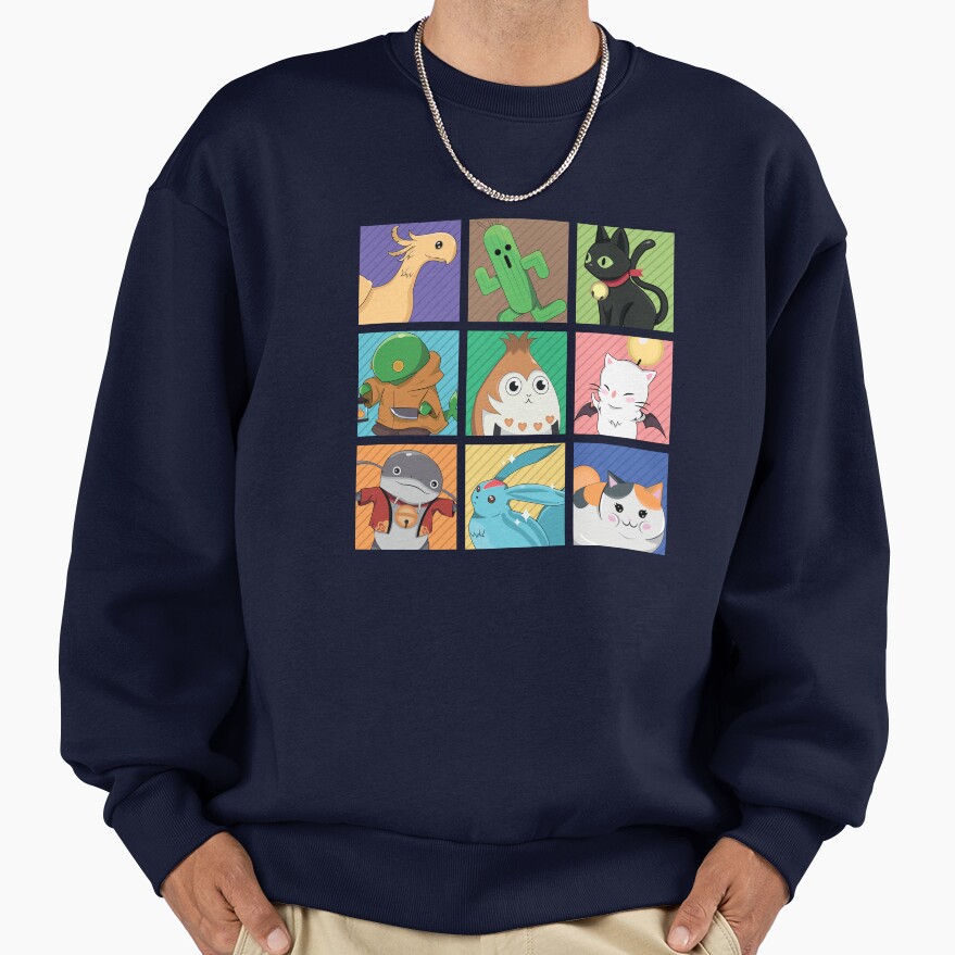 Final Fantasy Xiv Monsters & Mascots Sweatshirt - Image 5