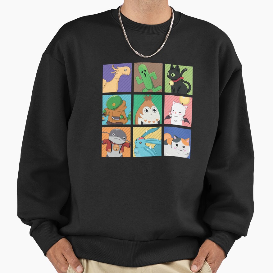 Final Fantasy Xiv Monsters & Mascots Sweatshirt - Image 2
