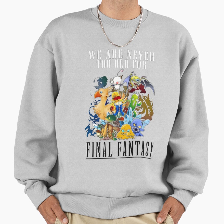 We Are Never Too Old For Final Fantasy Sweatshirt - Image 4