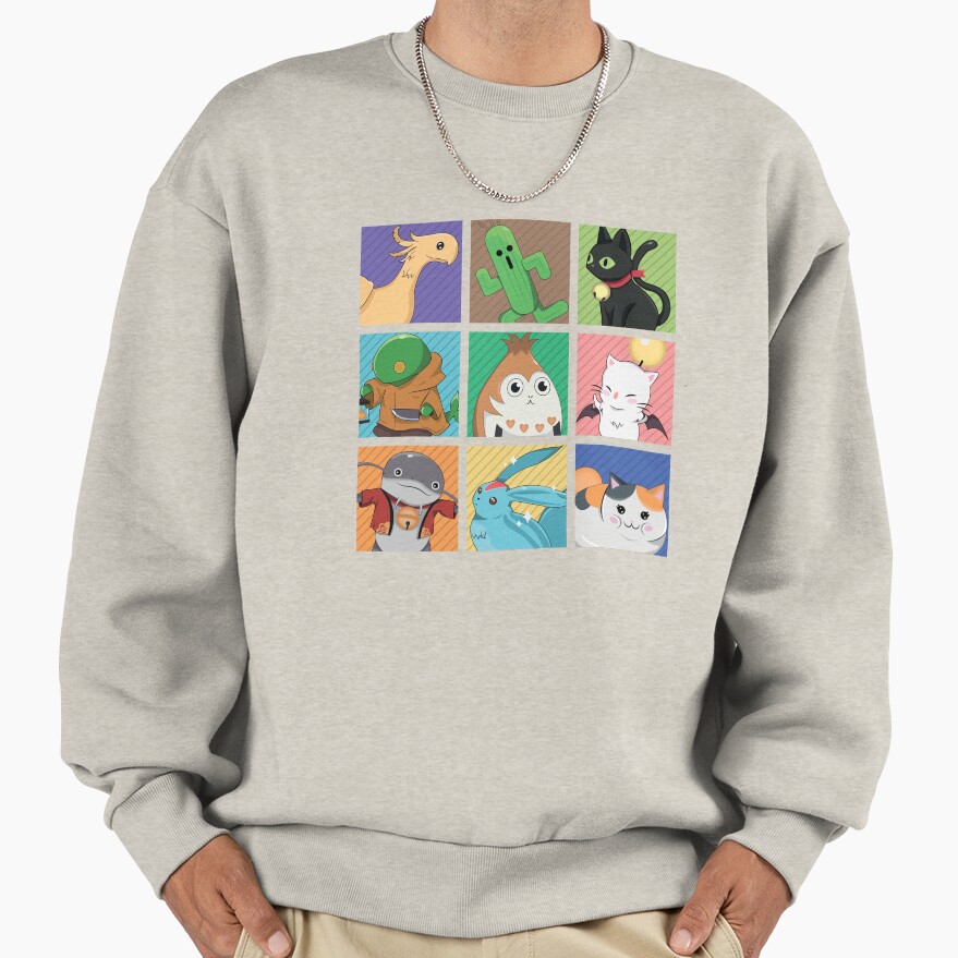 Final Fantasy Xiv Monsters & Mascots Sweatshirt - Image 3