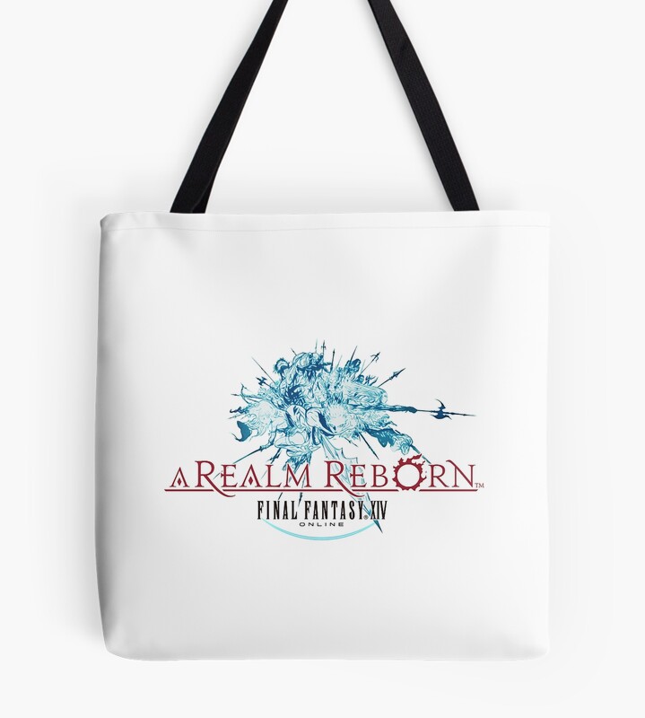 Final Fantasy Xiv A Realm Reborn Tote Bag
