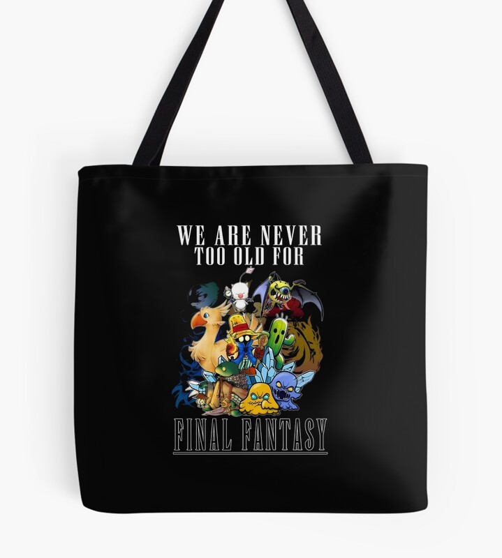 Yellow Chocobo Triple Design Tote Bag