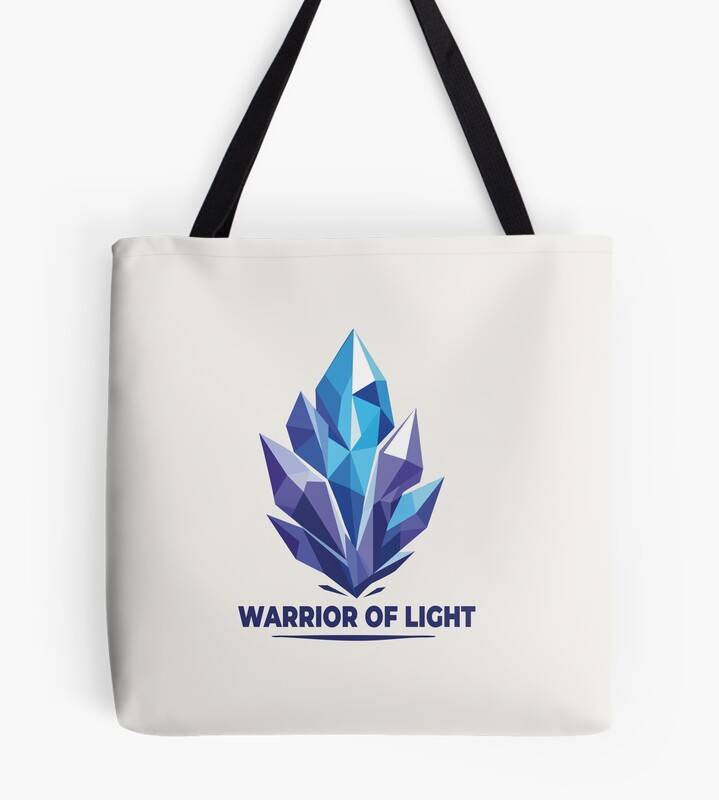 Warrior Of Light Heroic Design Tote Bag