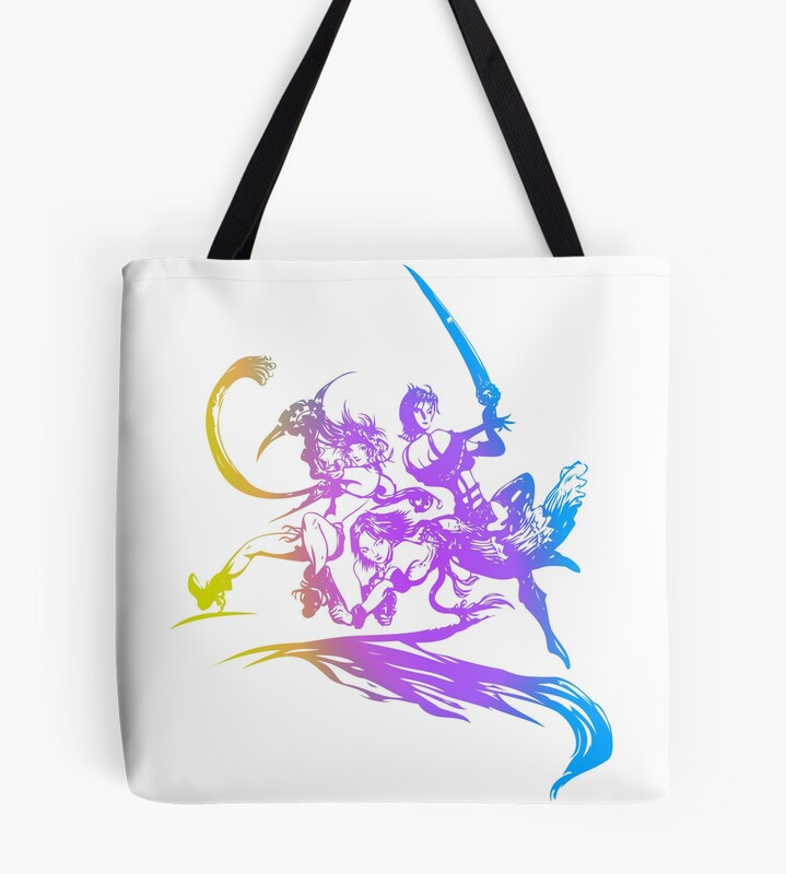Final Fantasy X-2 Yrp Squad Tote Bag