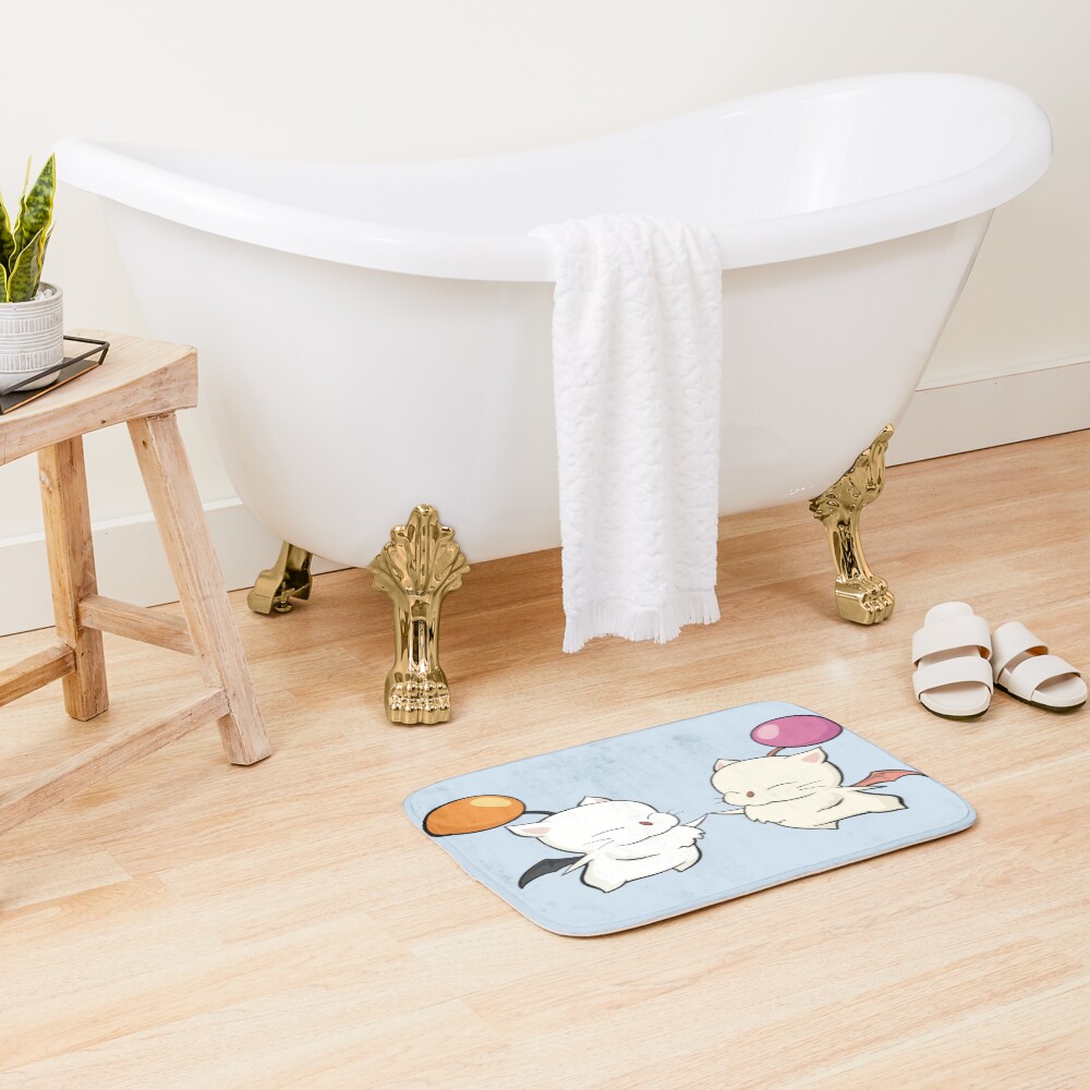 Moogles Cute Gathering Bath Mat - Image 2