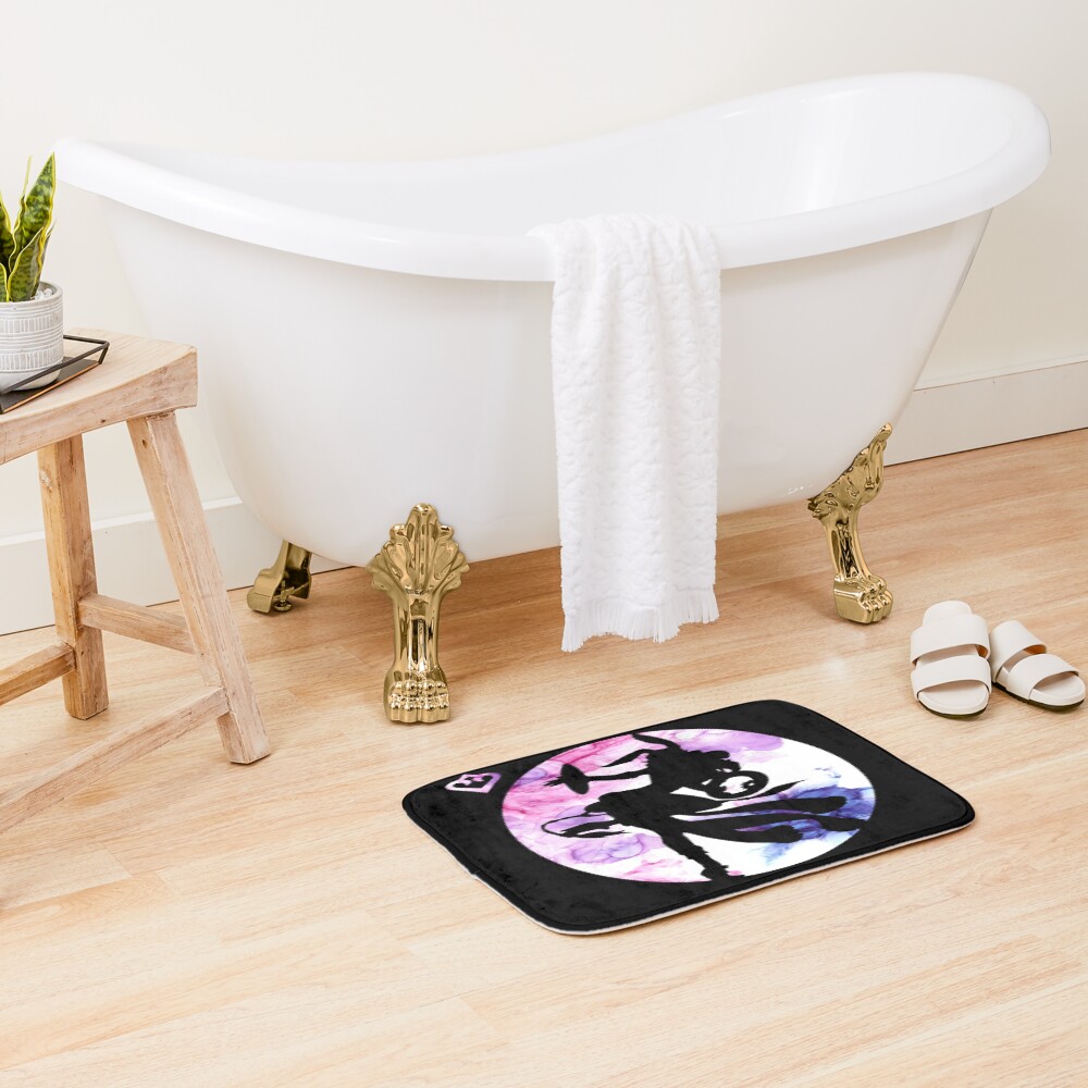 Ffxiv Viera Dancer Silhouette Bath Mat - Image 2