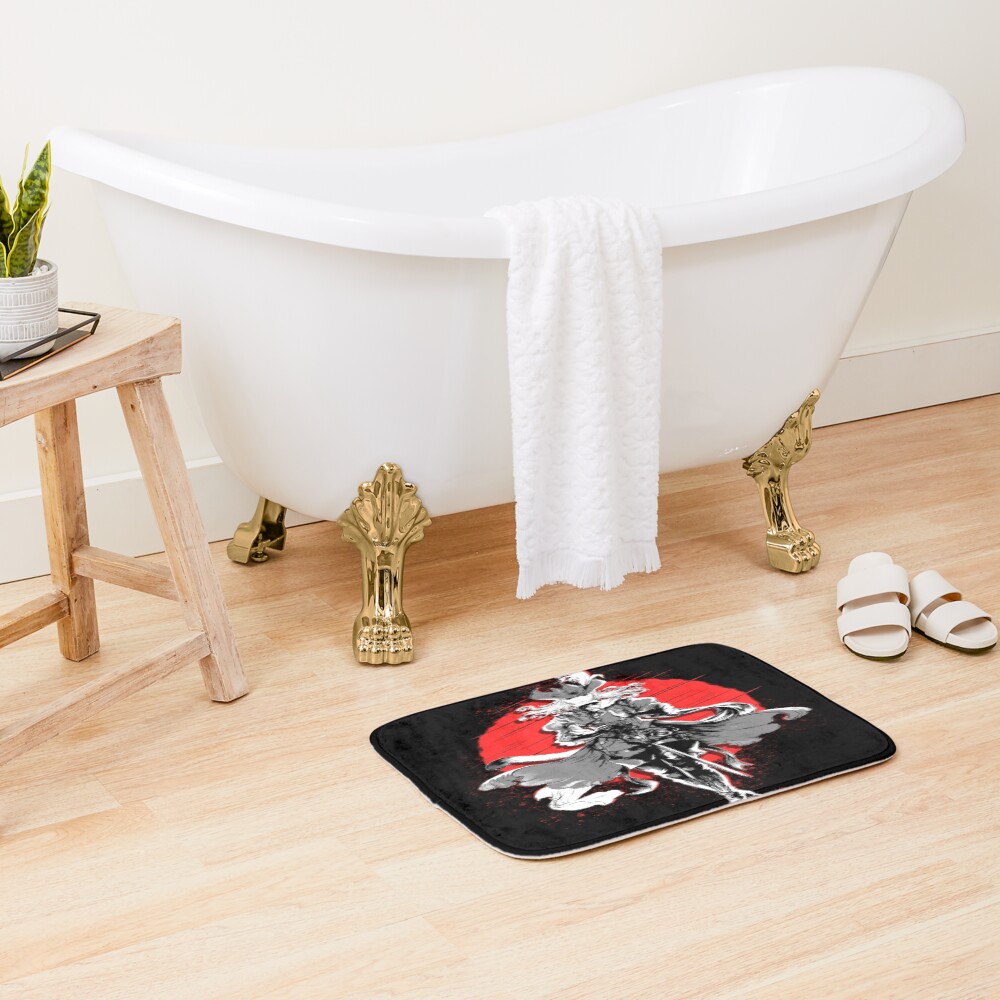 Red Mage Arcane Design Bath Mat - Image 2