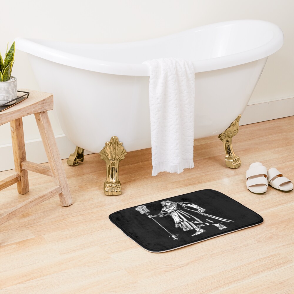 G'raha Tia Monochrome Portrait Bath Mat - Image 2