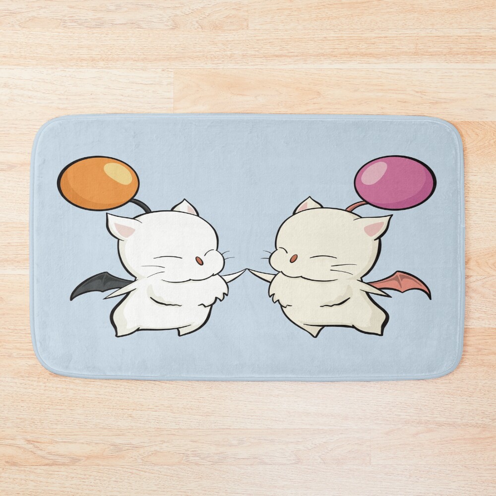 Moogles Cute Gathering Bath Mat