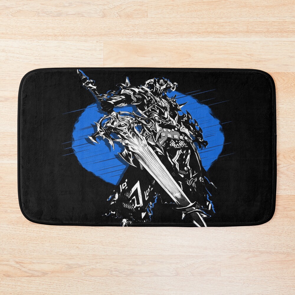 Dark Knight Warrior Spirit Bath Mat