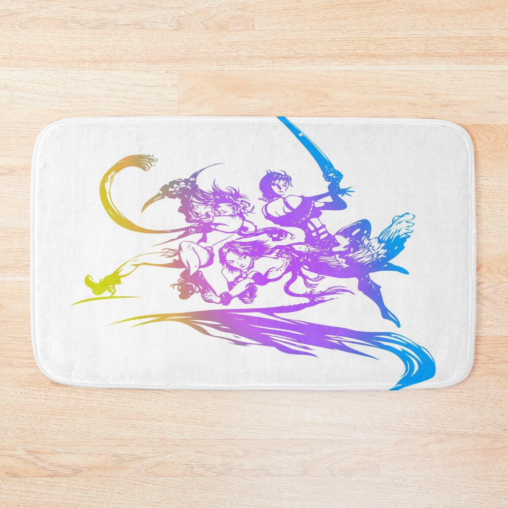Final Fantasy X-2 Yrp Squad Bath Mat