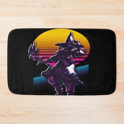 Black Mage Retro Style Bath Mat