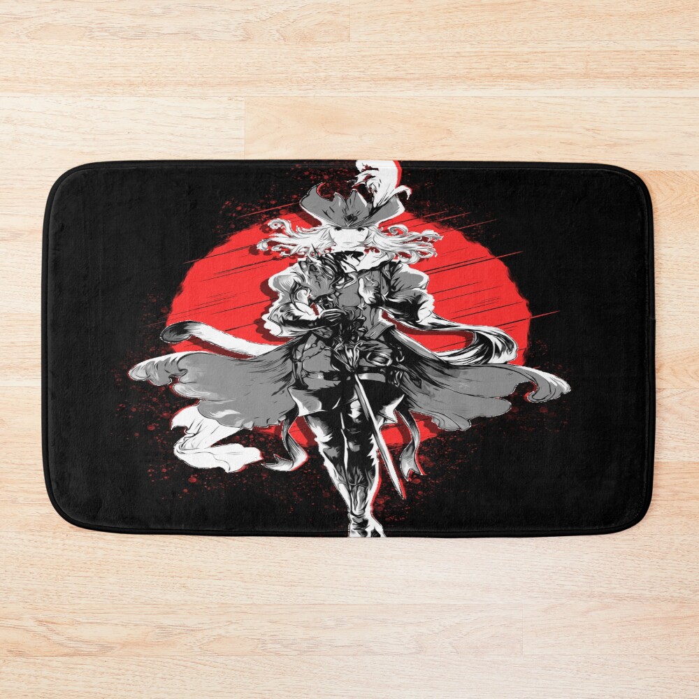 Red Mage Arcane Design Bath Mat