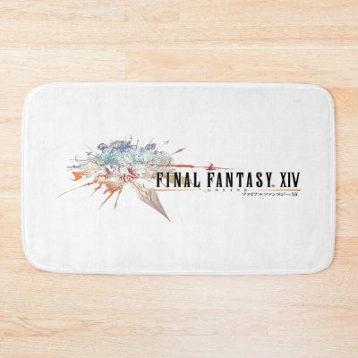 Final Fantasy Xiv Official Logo Bath Mat