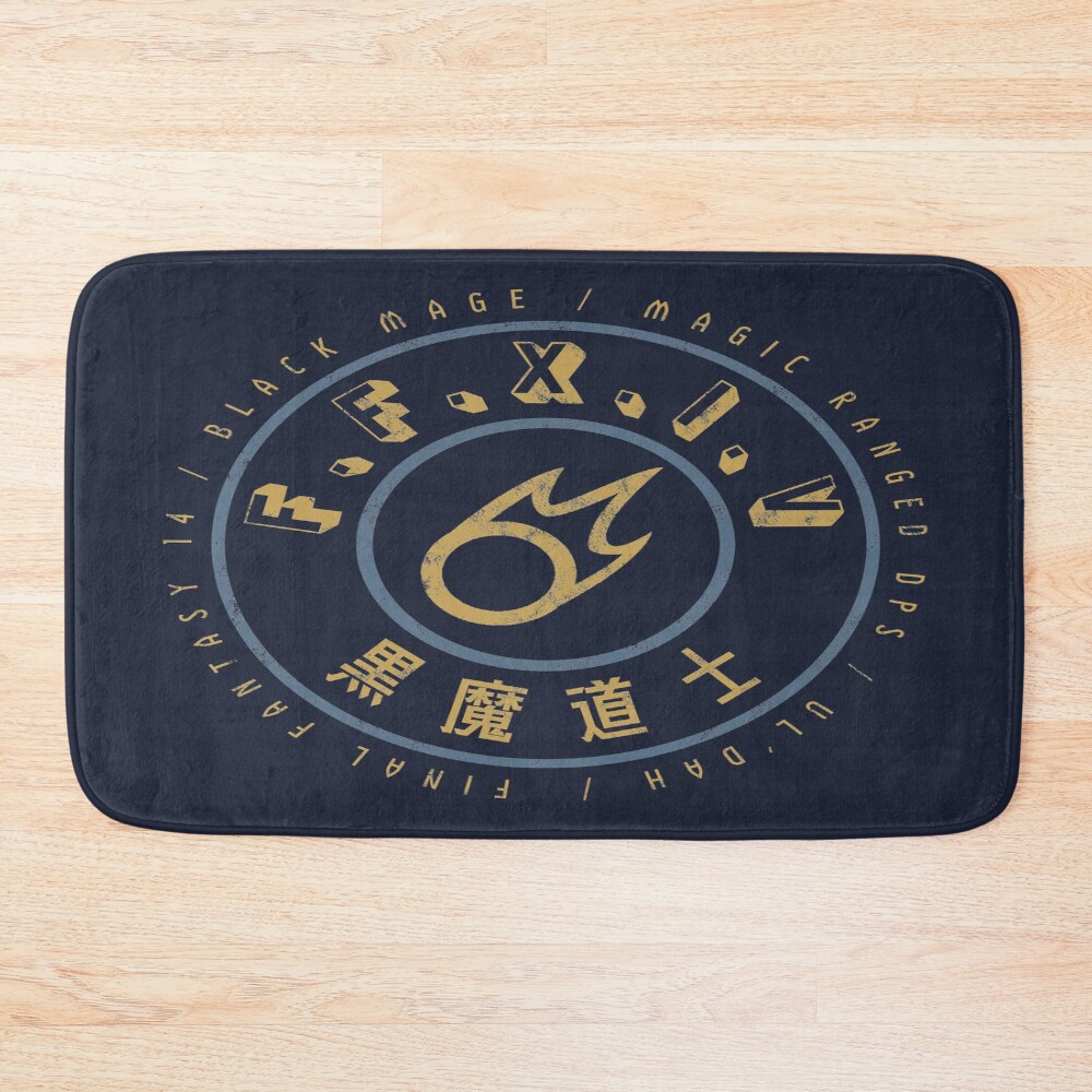 Final Fantasy Xiv Black Mage Bath Mat