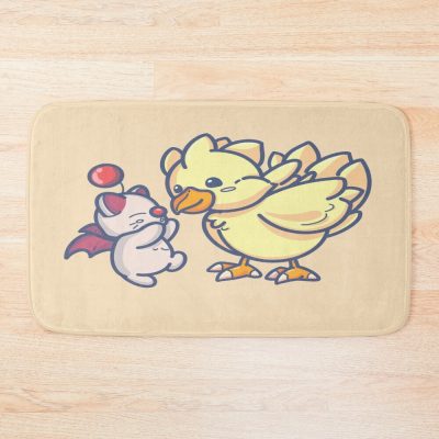 Ffxiv Moogle And Chocobo Bath Mat