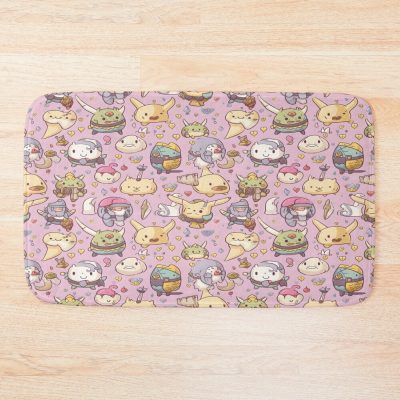 Fantasy Characters Colorful Cast Bath Mat