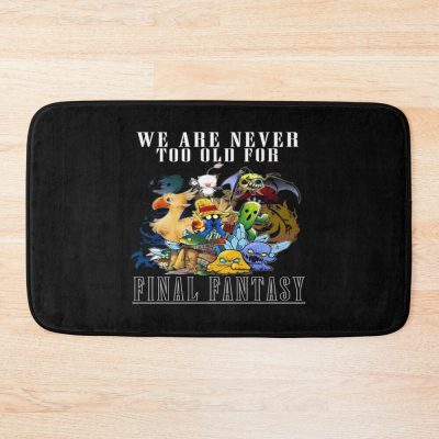 Yellow Chocobo Triple Design Bath Mat