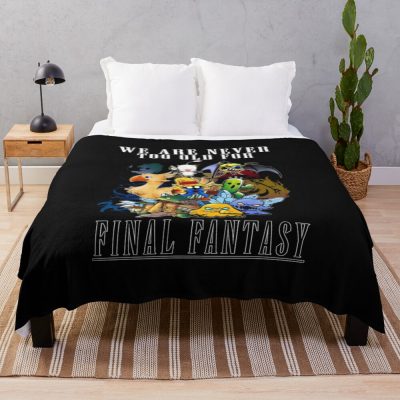 Yellow Chocobo Triple Design Throw Blanket