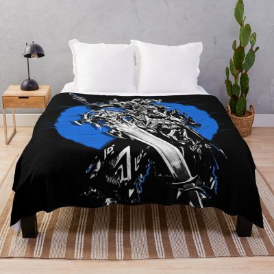 Dark Knight Warrior Spirit Throw Blanket