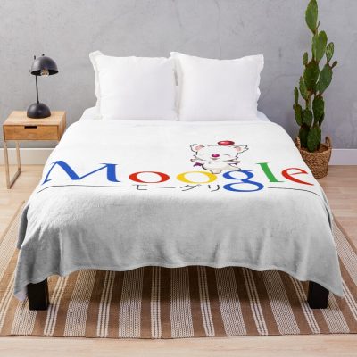 Moogle Charming Portrait Throw Blanket