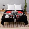 Red Mage Arcane Design Throw Blanket