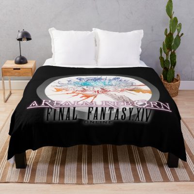 Final Fantasy Xiv Heroic Style Throw Blanket