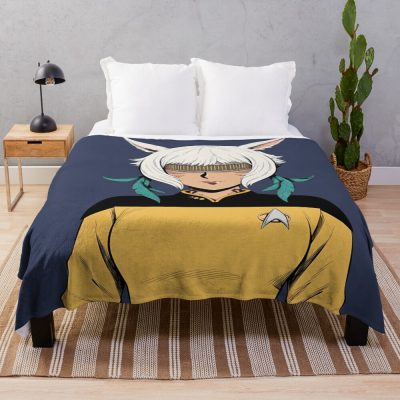 Ffxiv Y'shtola Laforge Crossover Throw Blanket