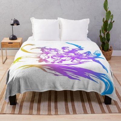 Final Fantasy X-2 Yrp Squad Throw Blanket