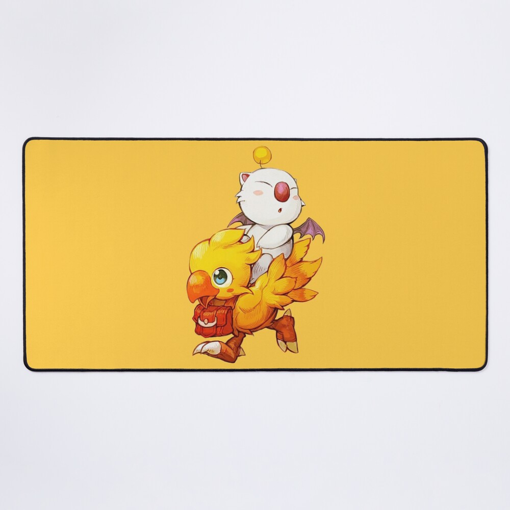 Chocobo And Moogle Adventure Mouse Pad