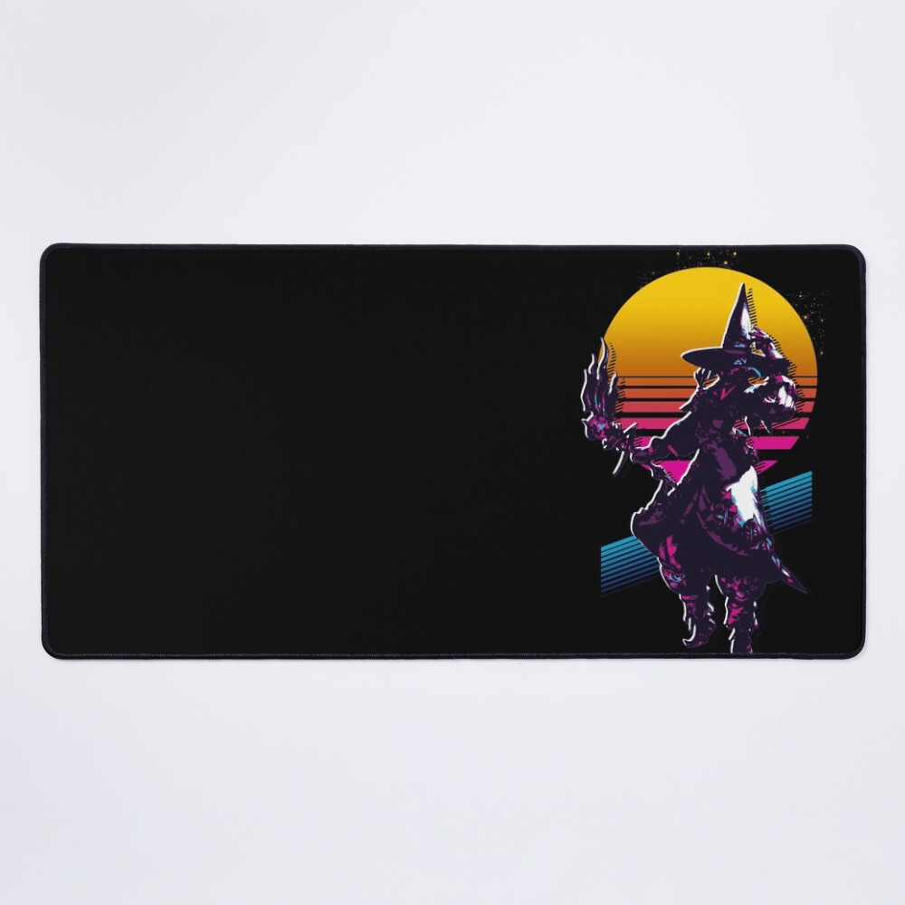 Black Mage Retro Style Mouse Pad